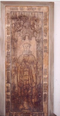 Photograph of the alabaster slab of John Lowe