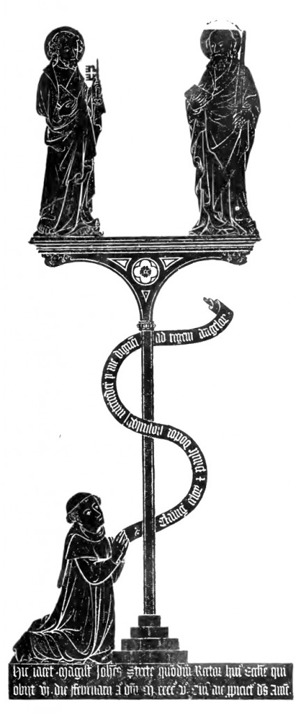 Rudding of the brass of John Strete