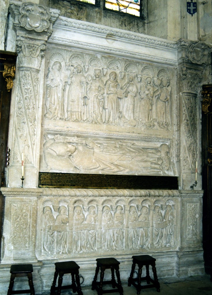 Photograph of the tomb of Hugues des Hazards