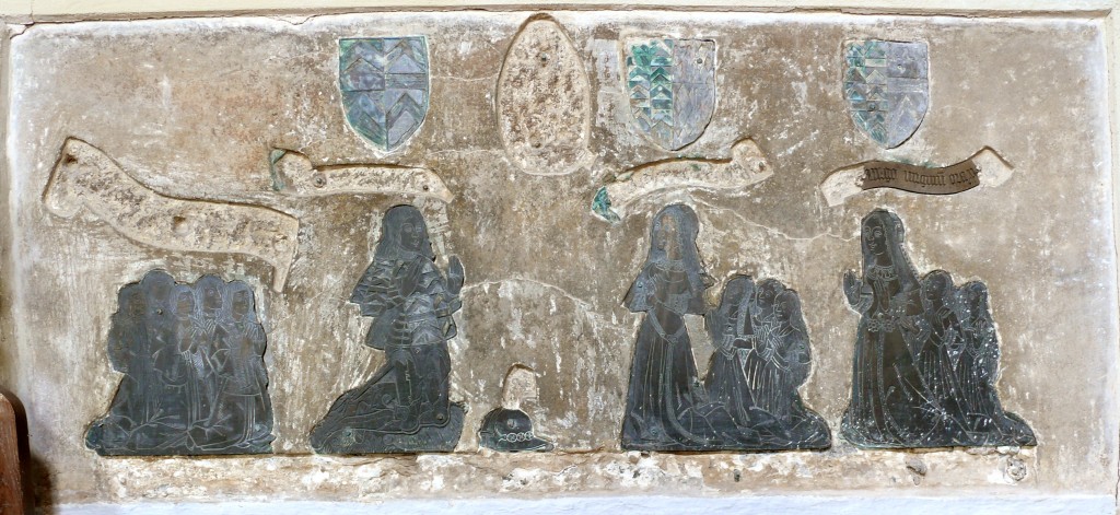 Photograph of the de Gey brass