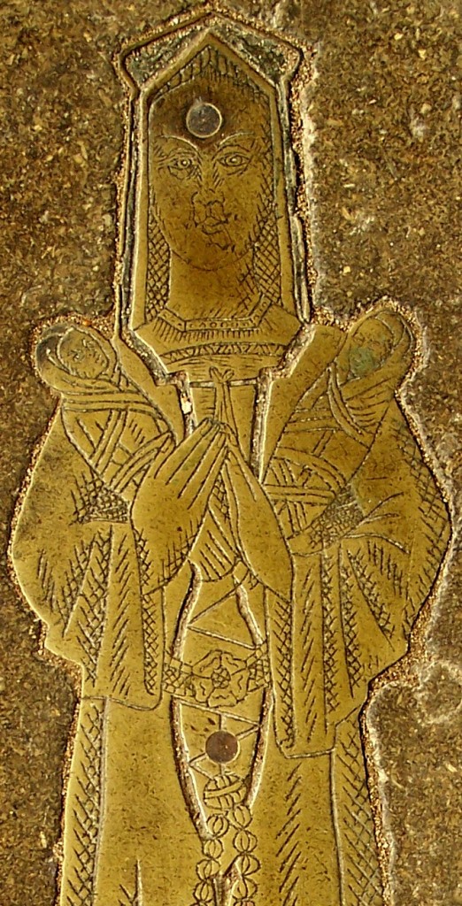 Photograph of the upper part of brass
