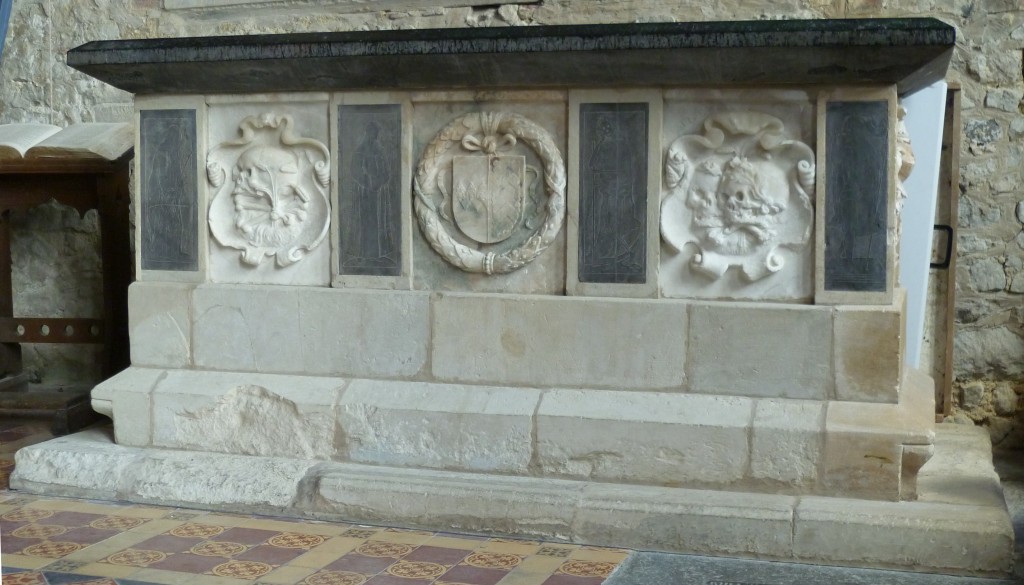 Photograph of west side of tomb