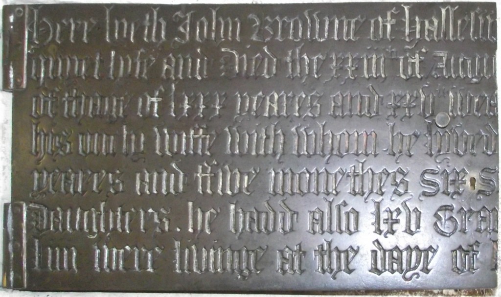 Photograph of the inscription