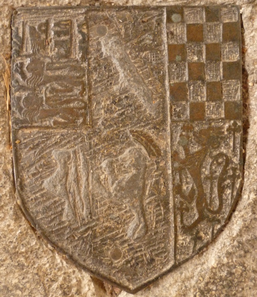 Photograph of the shield of arms